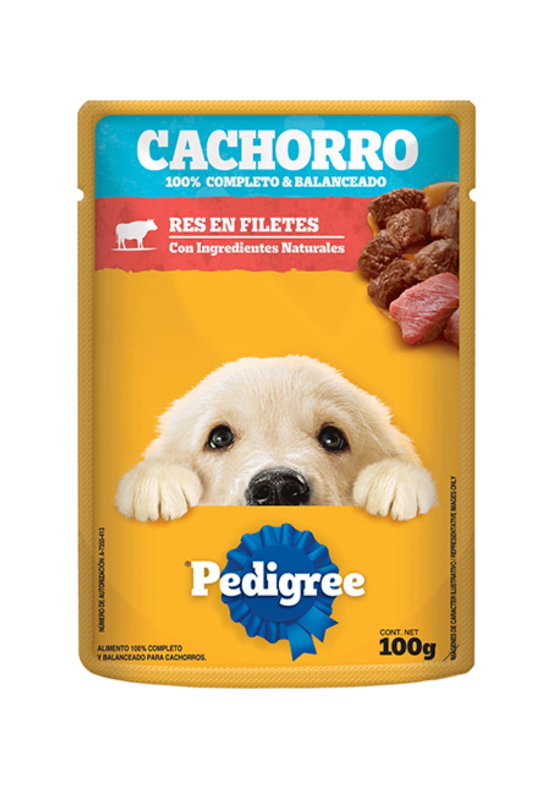 Pedigree cachorros carne