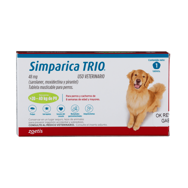 Antiparasitario para perro