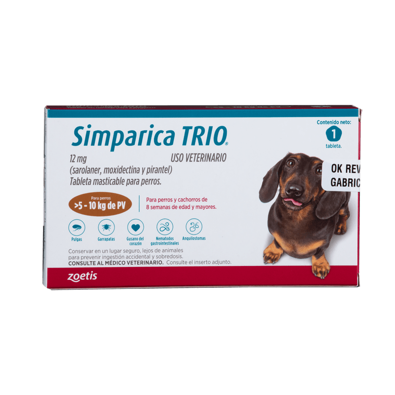 Antiparasitario para perro